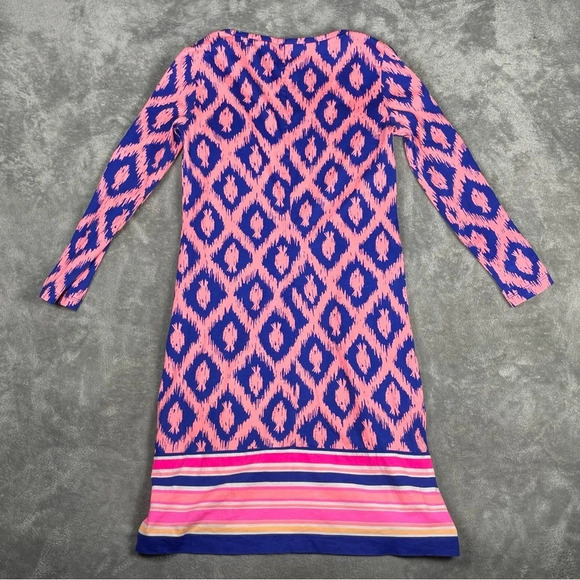 Lilly Pulitzer Dress Women’s Sz XXS Pink Little Fish Engineered Beacon Mini - Picture 4 of 6